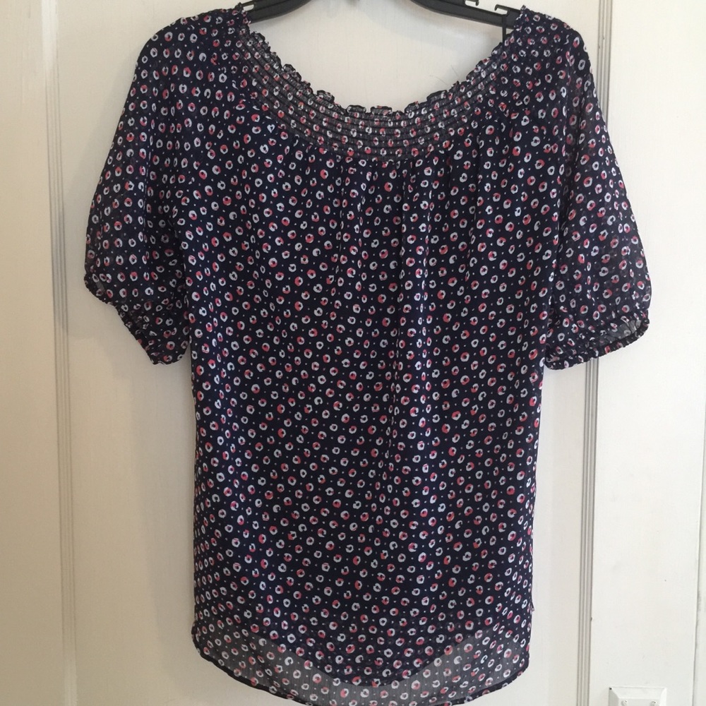 Printed Ann Taylor Top